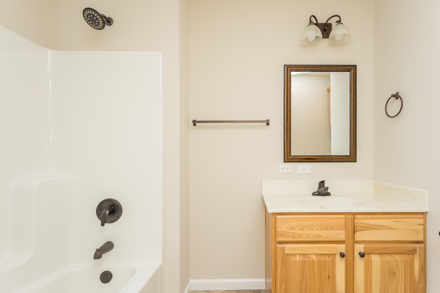 17333 Timberview Drive Timberville, VA 22853 - Photo 40 of 68 a bathroom with a sink a mirror and shower