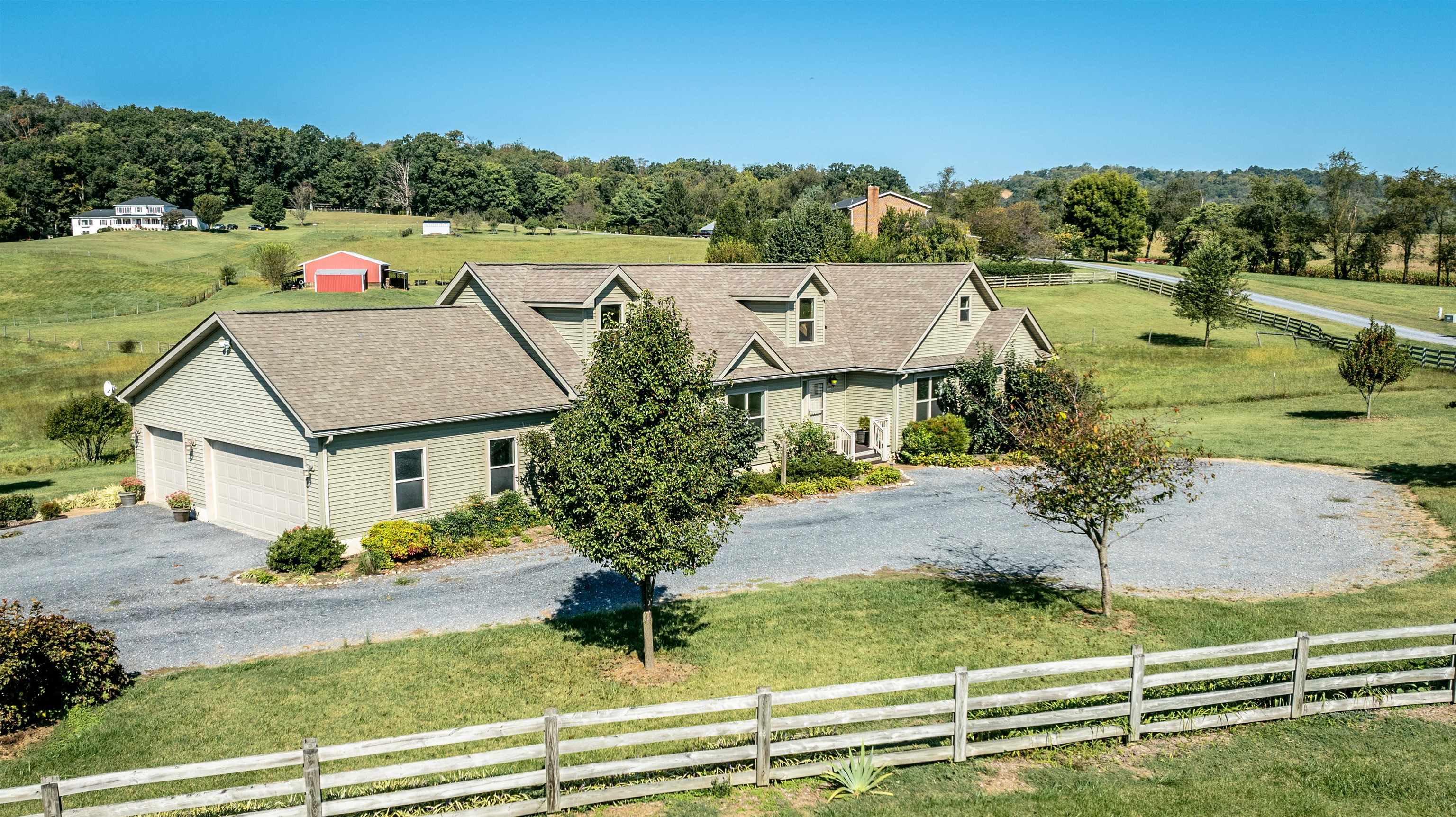 17333 Timberview Drive Timberville, VA 22853 - Photo 4 of 68 an aerial view of a house with a yard