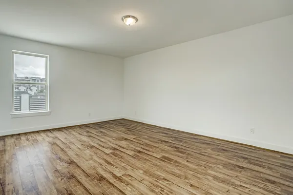 wooden floor in a room