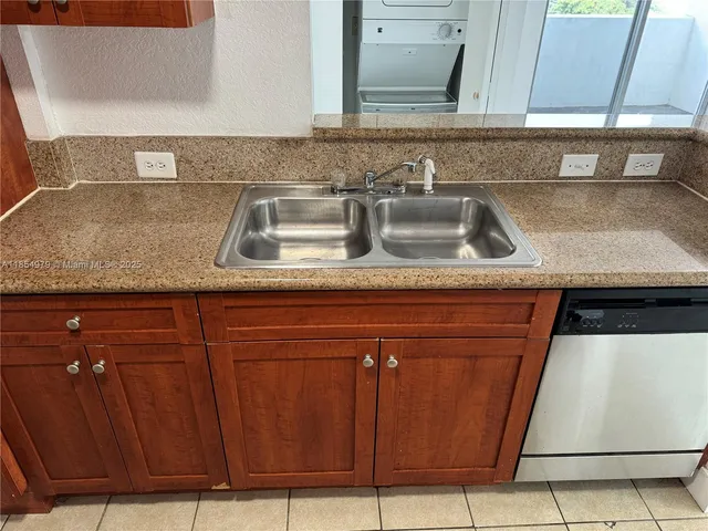 a close view of a refrigerator in kitchen