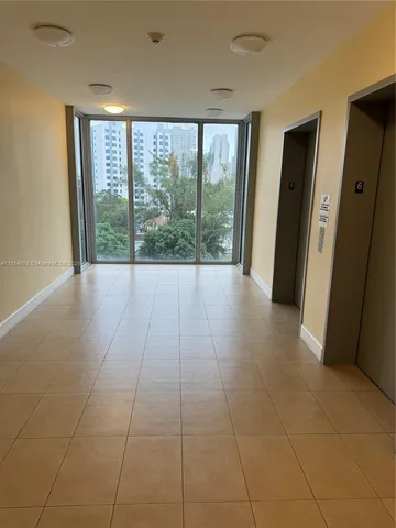 a view of a wooden door