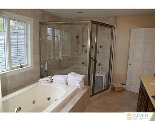 16 Westley Road Old Bridge, NJ 08857 - Photo 11 of 25 a bathroom with a tub a sink and a shower