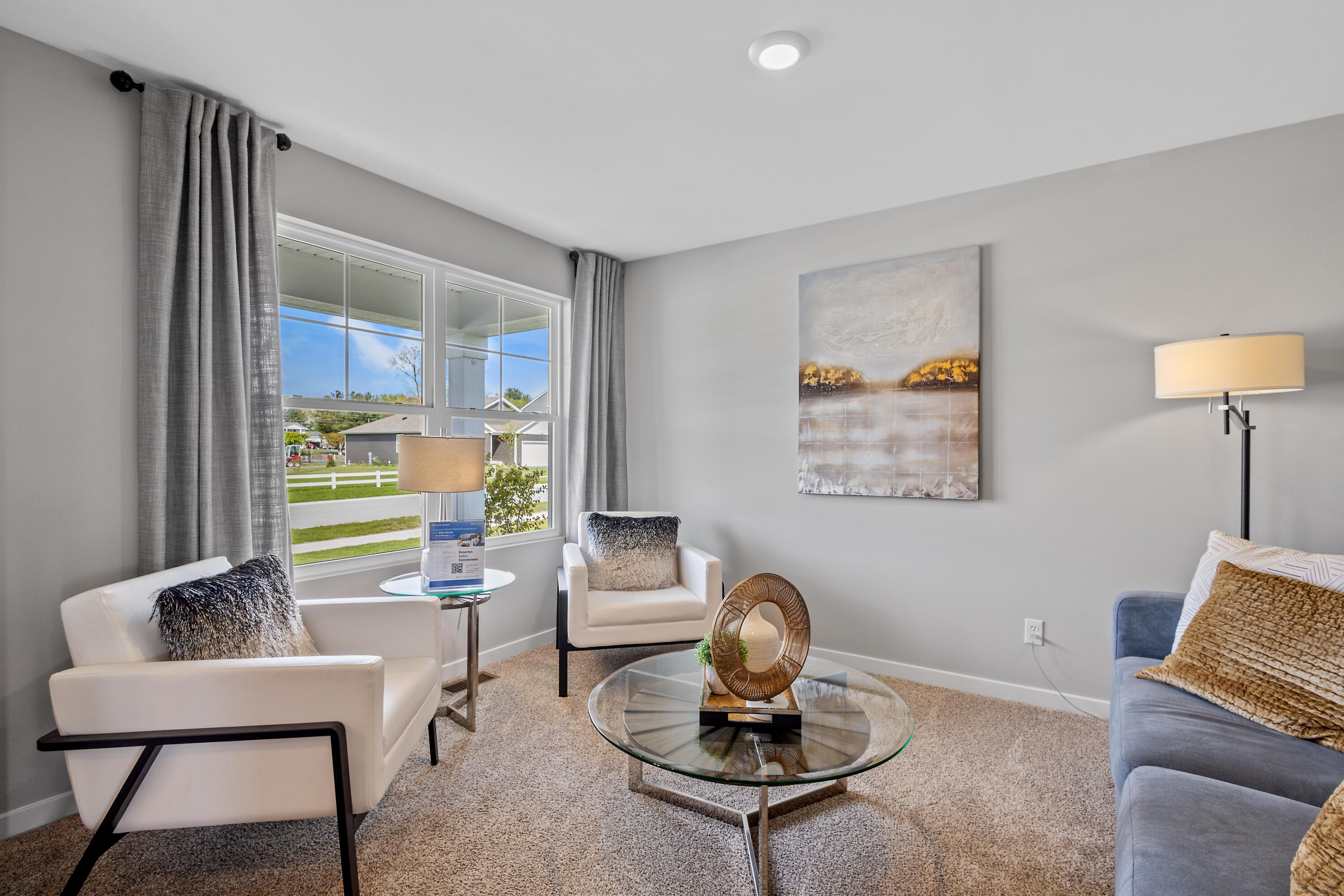 423 Fry Street Hebron, IN 46341 - Photo 14 of 32 a living room with furniture and a potted plant