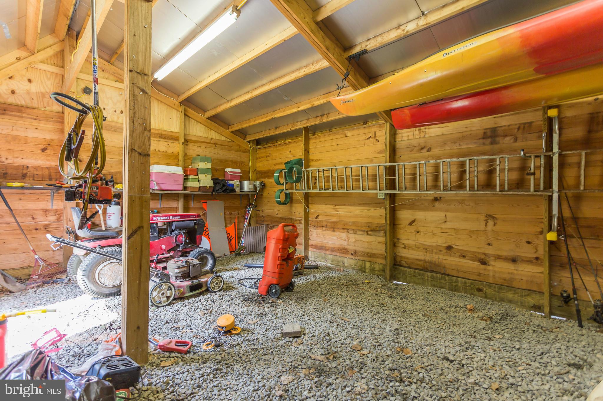 2277 Beaver Dam Road Midland, VA 22728 - Photo 26 of 30 Running/Equipment Shed Interior