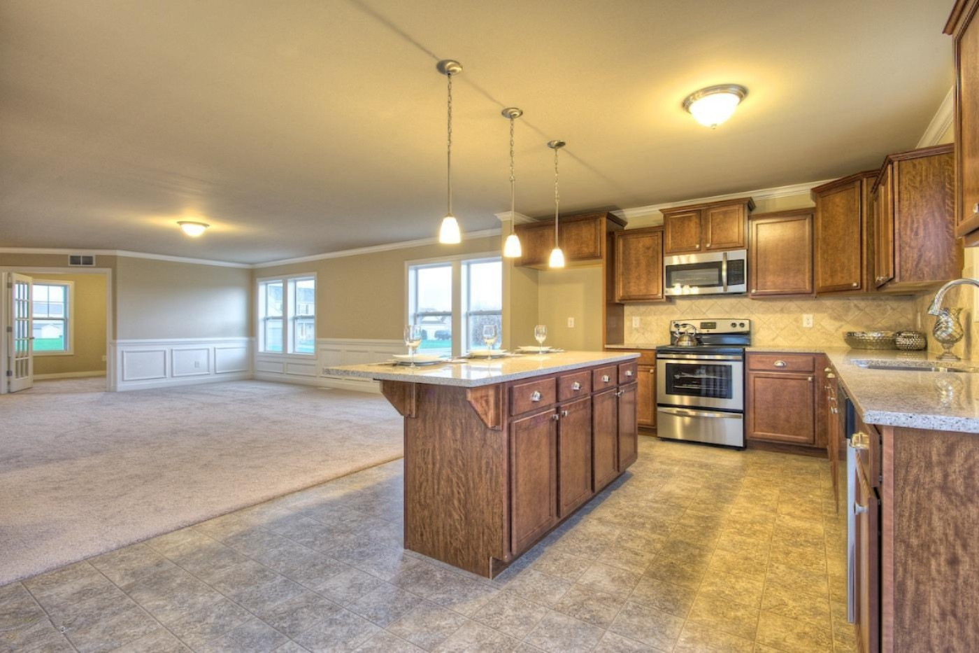 3930 Riley Ridge Portage, MI 49024 - Photo 3 of 22 Kitchen&Living