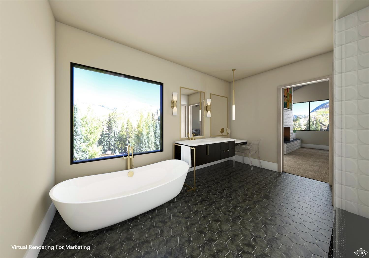 4296 Nugget Lane Vail, CO 81657 - Photo 5 of 7 a living room with furniture and a large window