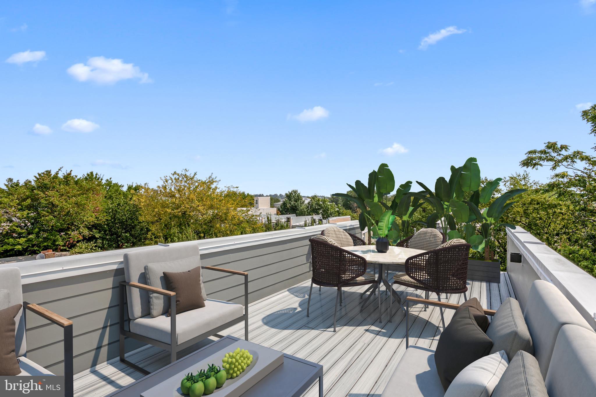 1615 6th Street Northwest, Unit 2 Washington, DC 20001 - Photo 22 of 25 AMAZING private roof deck