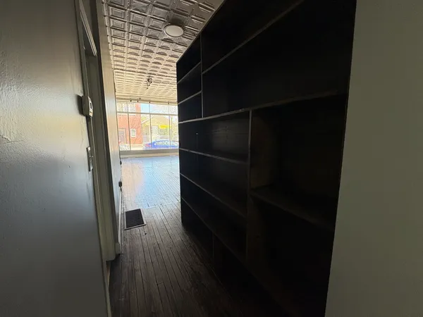 a view of walk in closet