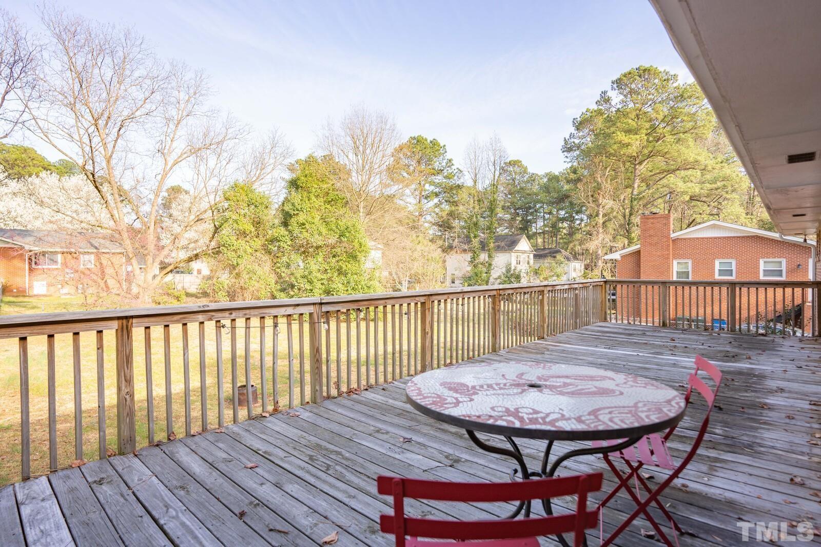 827 Athens Drive Raleigh, NC 27606 - Photo 26 of 34 a view of a balcony with furniture