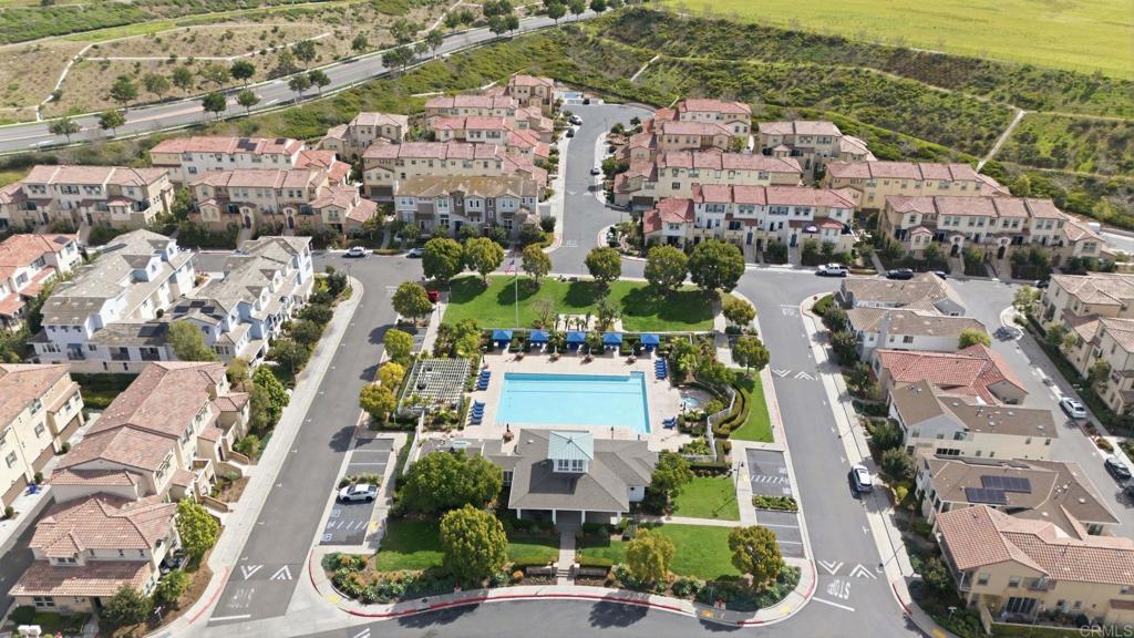 4367 Pacifica Way, Unit 2 Oceanside, CA 92056 - Photo 29 of 37 an aerial view of a city with lots of residential buildings