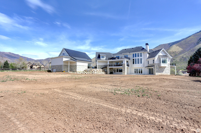 1354 South 800 East Mapleton, UT 84664 - Photo 129 of 129 View of yard featuring a mountain view and a balcony