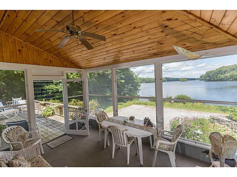 7 Pond Road Newcastle, ME 04553 - Photo 11 of 16 Enclosed Porch. Screened in Porch...