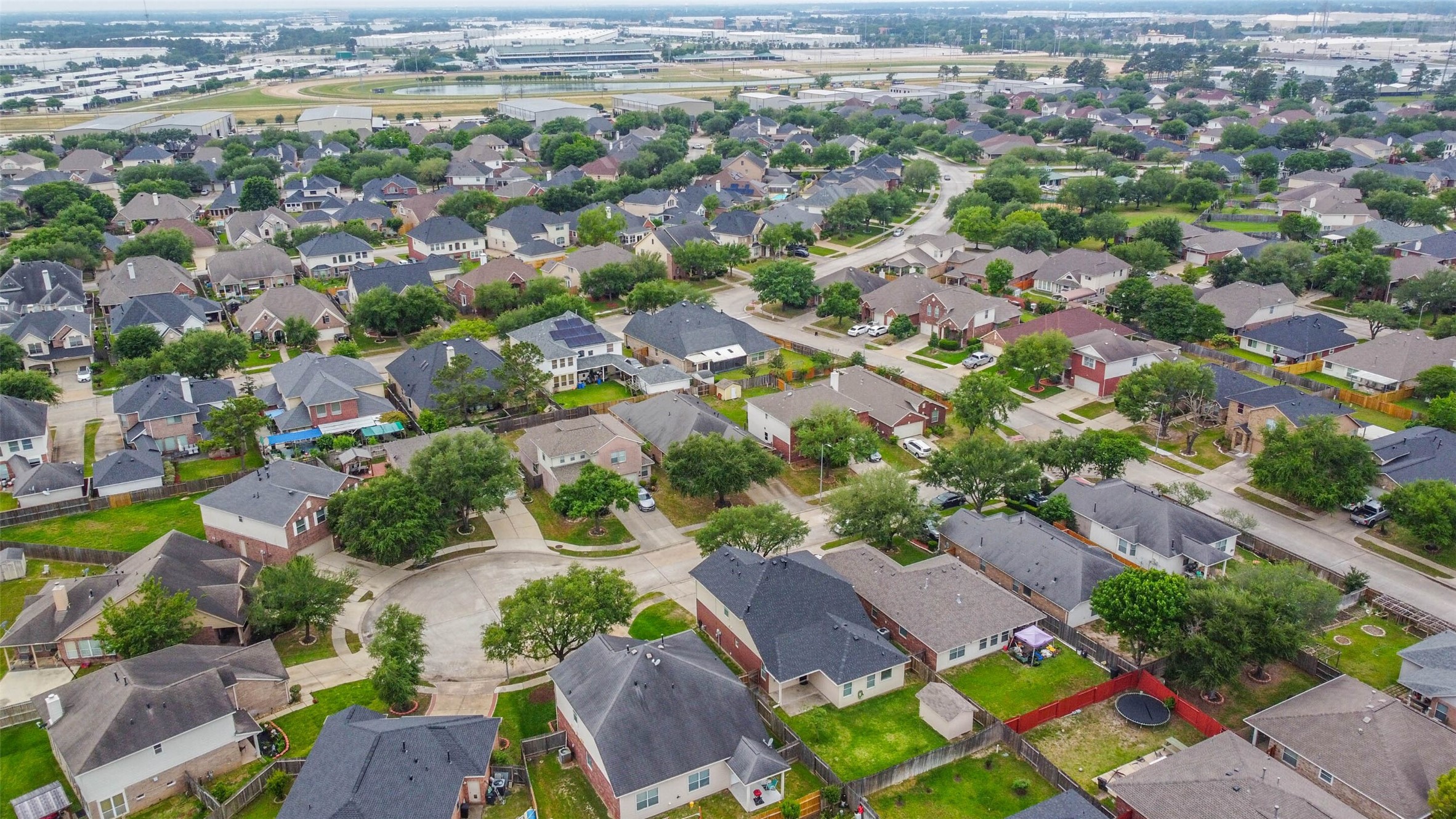 10114 Sand Tracks Court Houston, TX 77064 - Photo 9 of 49 an aerial view of residential houses with outdoor space