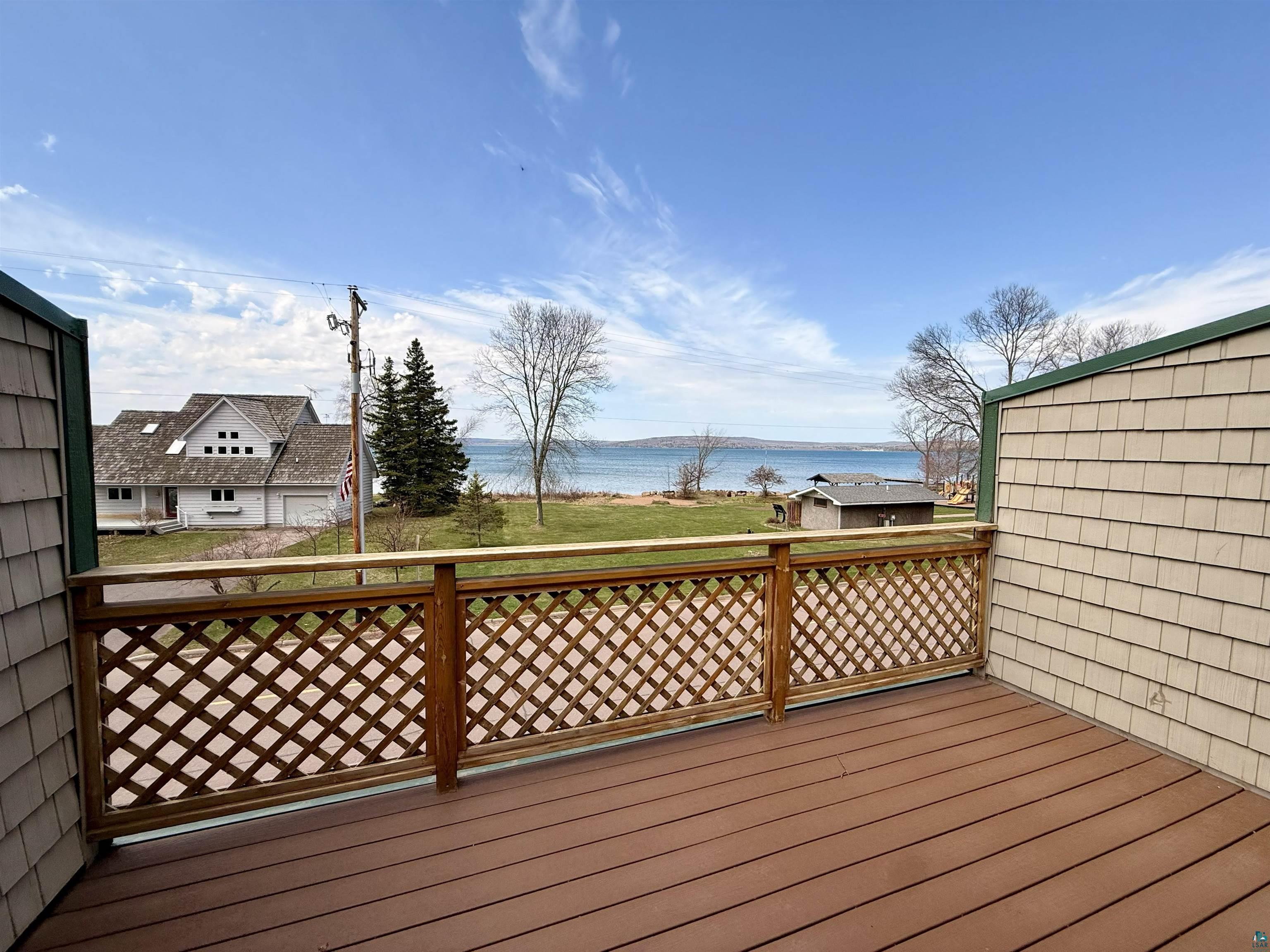 668 Fort Road, Unit 5 La Pointe, WI 54850 - Photo 5 of 27 2nd level balcony off primary bedroom