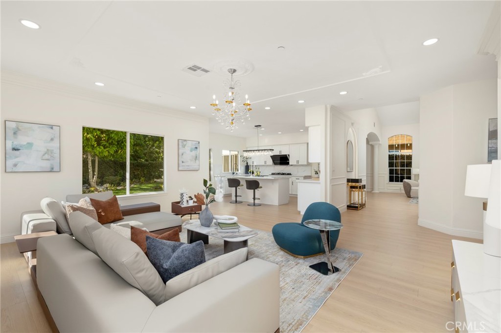 315 San Antonio Road Arcadia, CA 91007 - Photo 26 of 63 a living room with furniture and floor to ceiling window