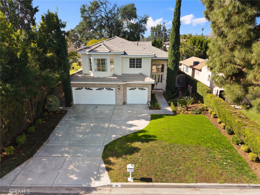 315 San Antonio Road Arcadia, CA 91007 - Photo 54 of 63 a view of a house with a yard balcony