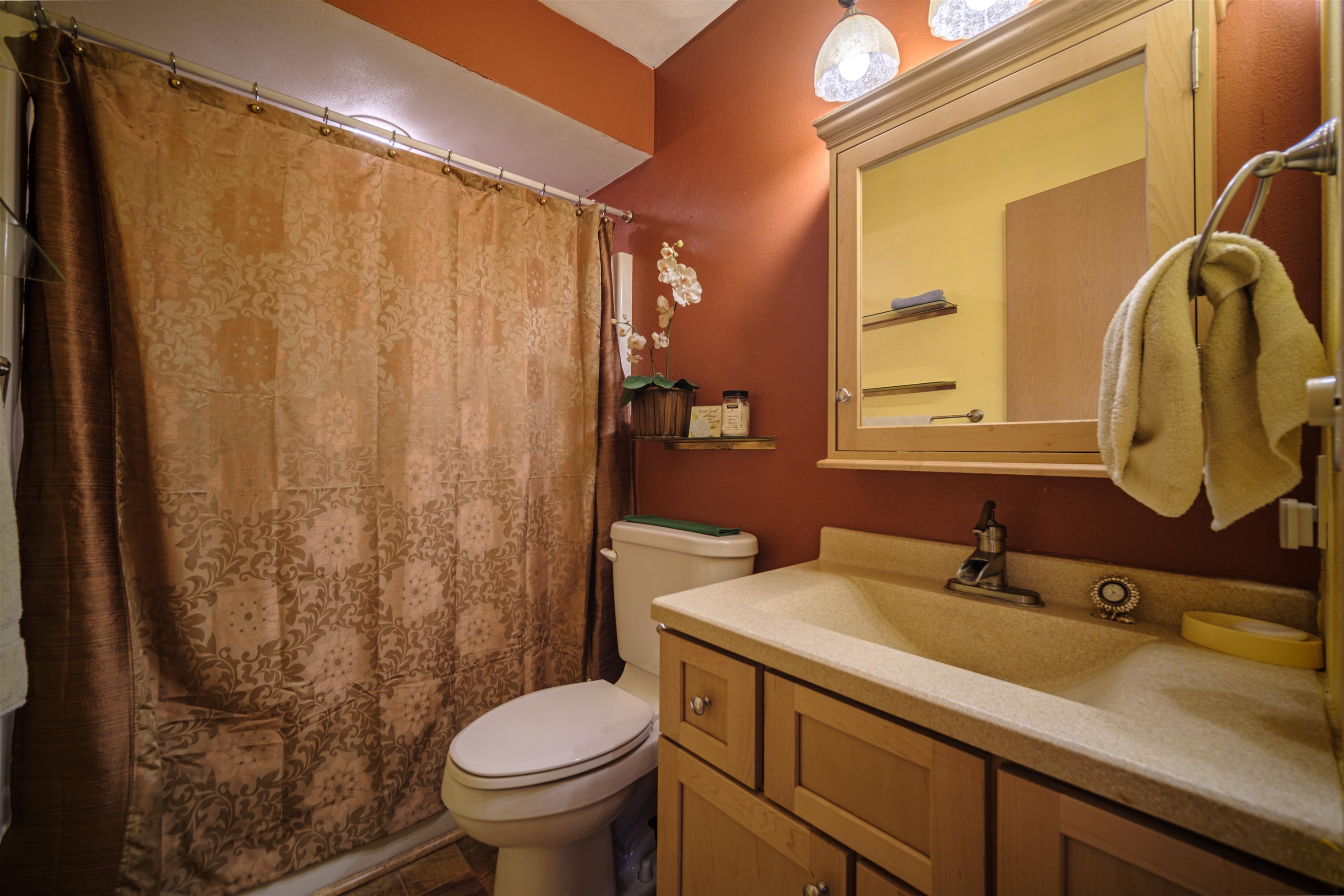 5592 Spring Brook Road Rockford, IL 61114 - Photo 14 of 53 a bathroom with a sink a toilet and shower