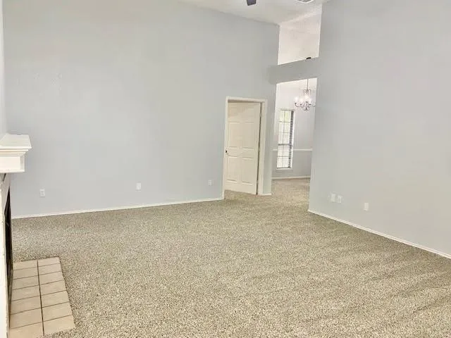 a view of an empty room