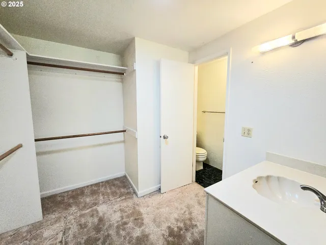 a view of a bathroom with a sink and a bathtub