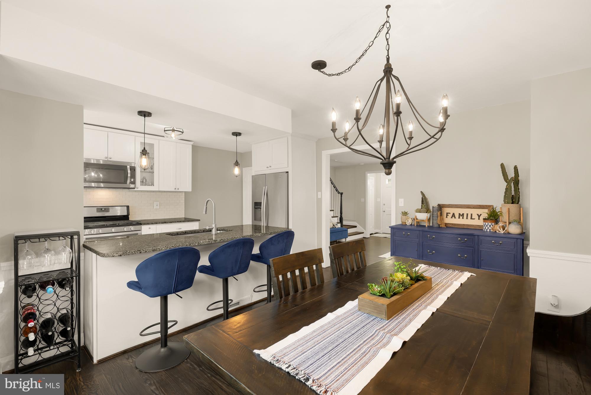 338 Whitfield Road Baltimore, MD 21228 - Photo 13 of 43 Dining Room including seating at island