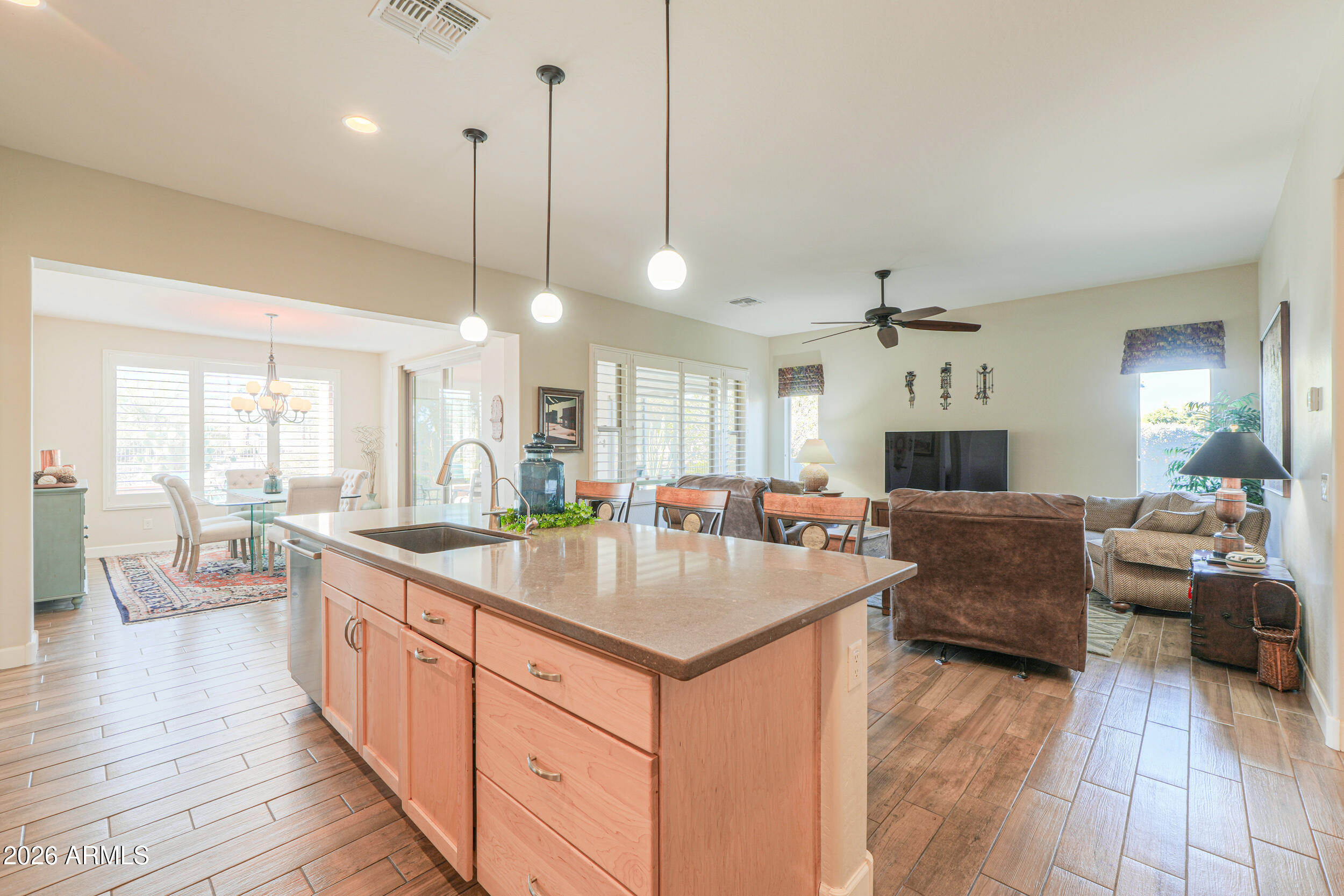 5048 North Scottsdale Road Eloy, AZ 85131 - Photo 14 of 53 a kitchen with counter top space and living room
