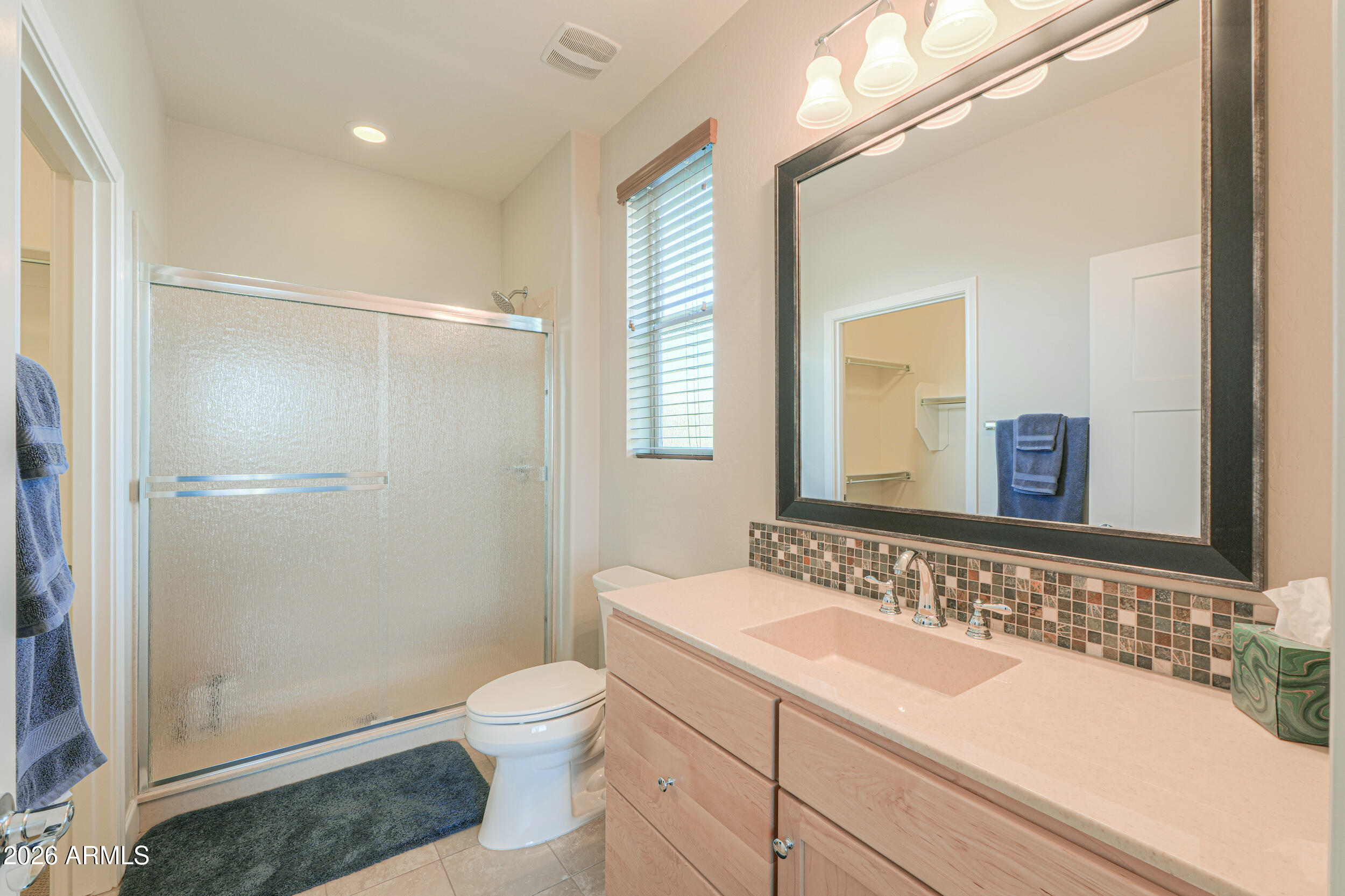 5048 North Scottsdale Road Eloy, AZ 85131 - Photo 28 of 53 a bathroom with a sink a toilet and shower
