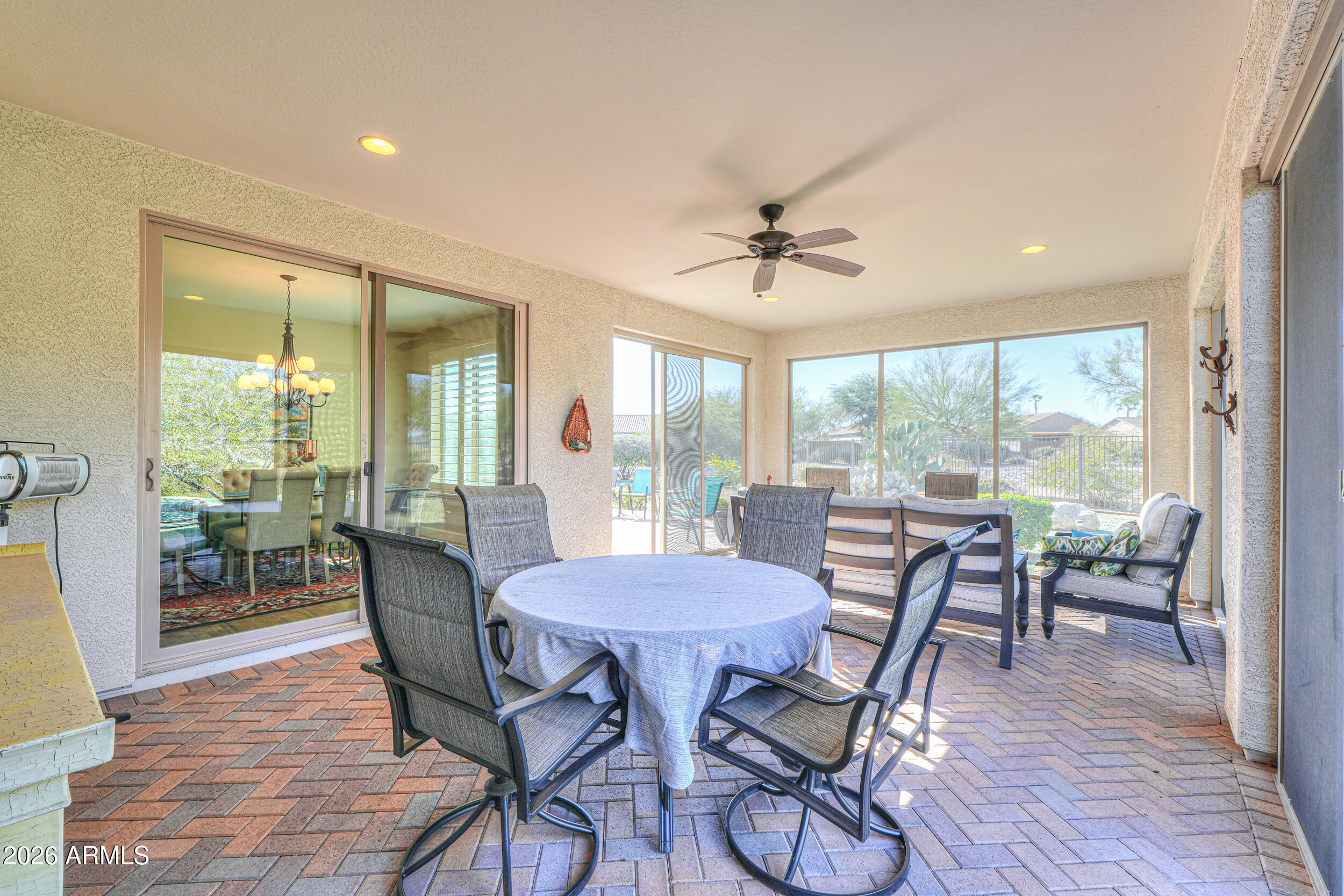 5048 North Scottsdale Road Eloy, AZ 85131 - Photo 37 of 53 a view of a dining room with furniture window and wooden floor