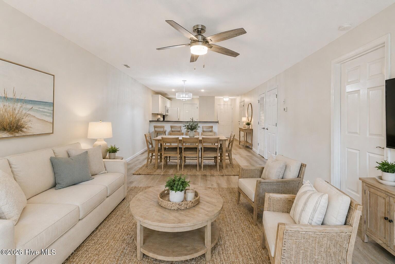 1620 Goley Hewett Road Southeast, Unit 407 Bolivia, NC 28422 - Photo 22 of 102 Vstaged - Living room to bar