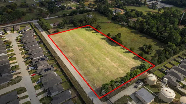 an aerial view of swimming pool