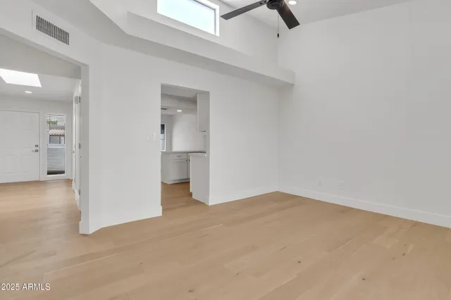 a view of an empty room