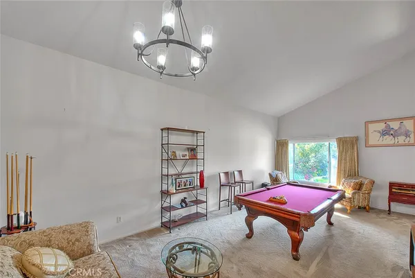 a room with furniture and a window