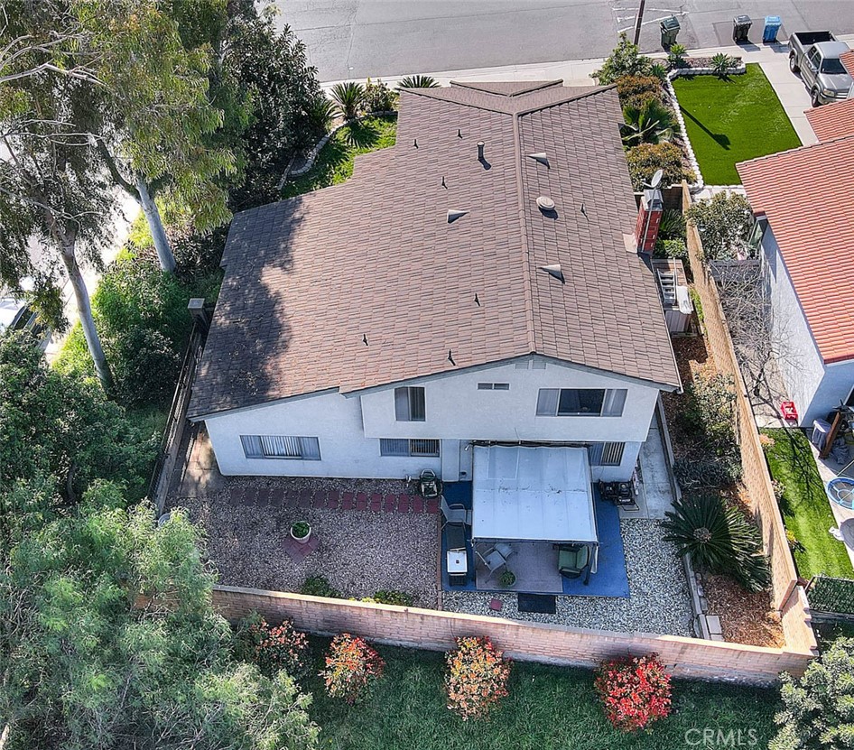 8 Tanglewood Drive Phillips Ranch, CA 91766 - Photo 56 of 71 an aerial view of a house with a swimming pool