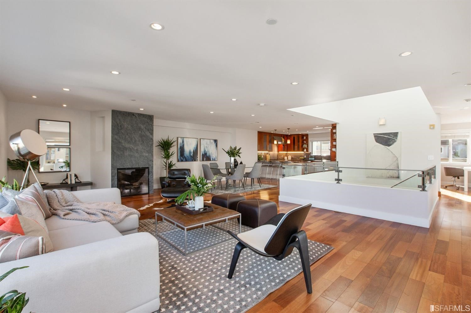 881 Corbett Avenue, Unit 3 San Francisco, CA 94131 - Photo 16 of 78 a living room with furniture and wooden floor