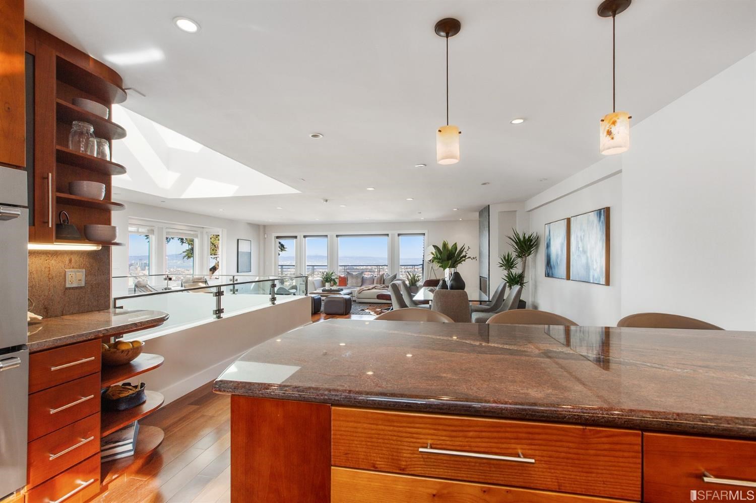 881 Corbett Avenue, Unit 3 San Francisco, CA 94131 - Photo 23 of 78 a view of a room with granite countertop living room