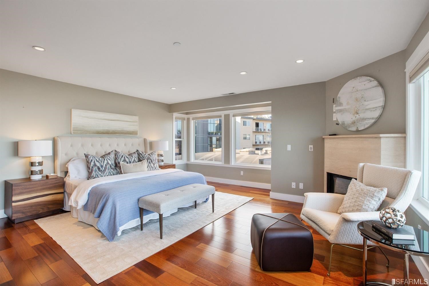 881 Corbett Avenue, Unit 3 San Francisco, CA 94131 - Photo 37 of 78 a spacious bedroom with a bed and window