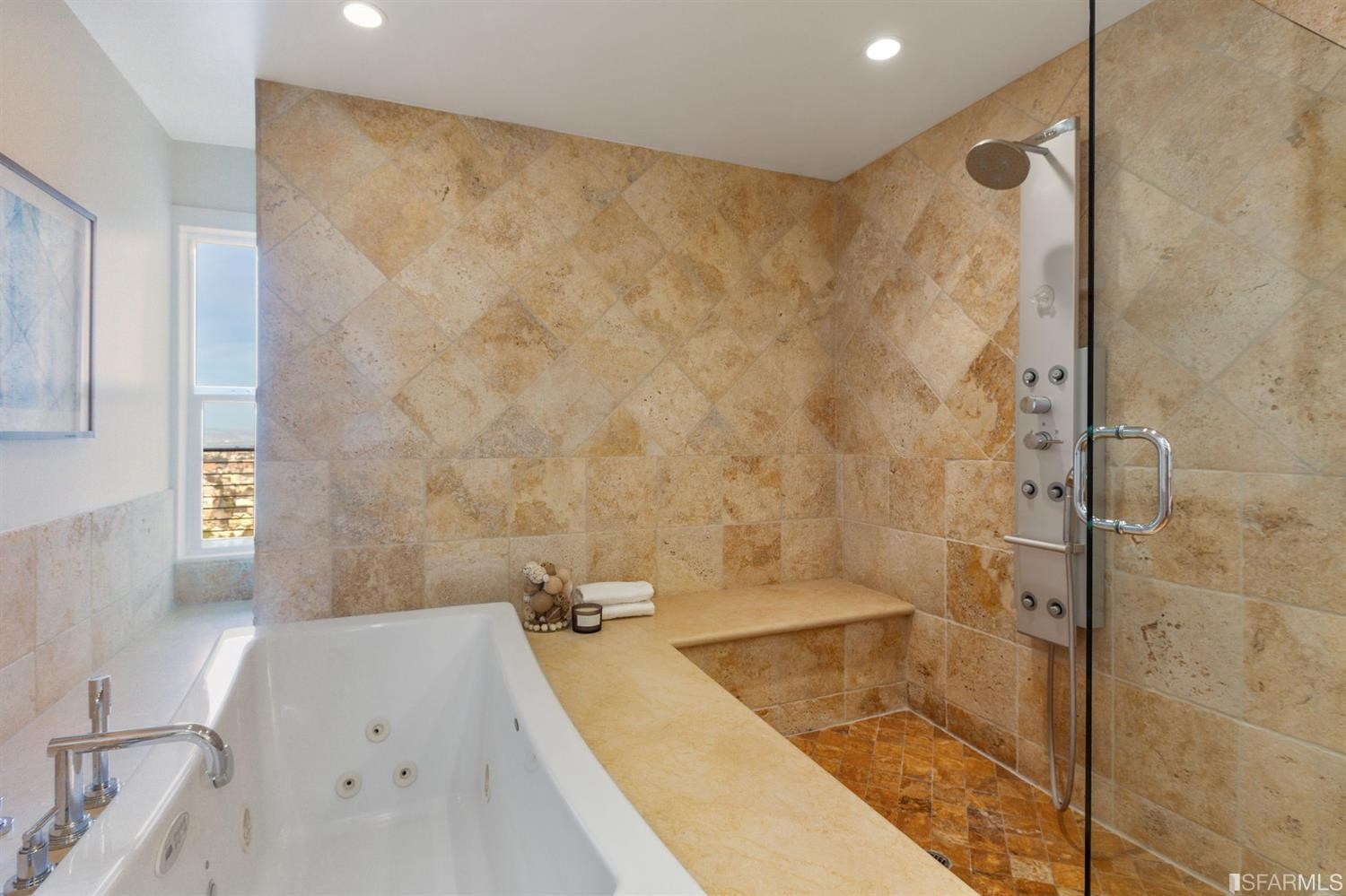 881 Corbett Avenue, Unit 3 San Francisco, CA 94131 - Photo 45 of 78 a bathroom with a bathtub and shower