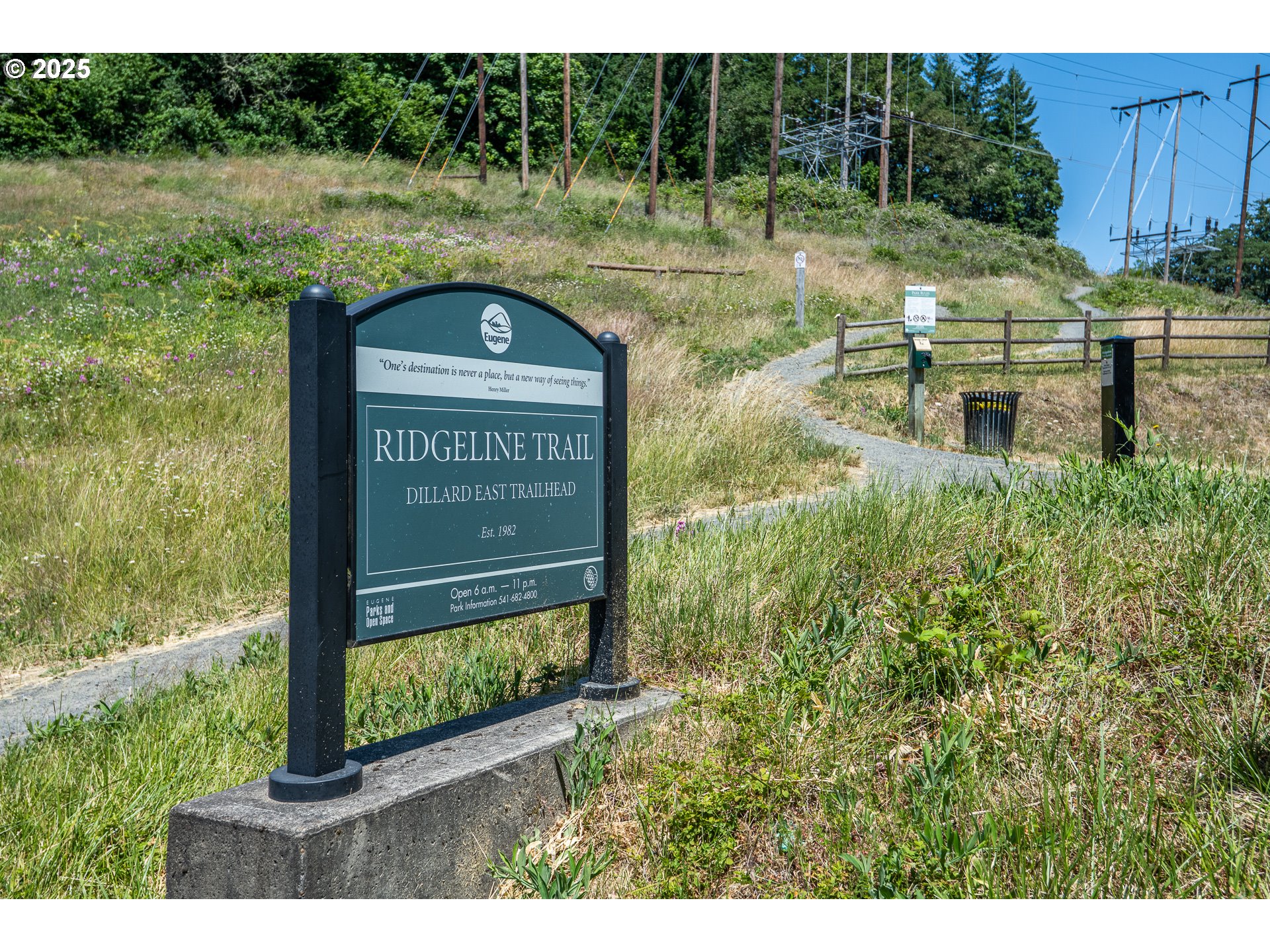 32468 Dillard Road Eugene, OR 97405 - Photo 27 of 28 a view of a park with a bench in the river