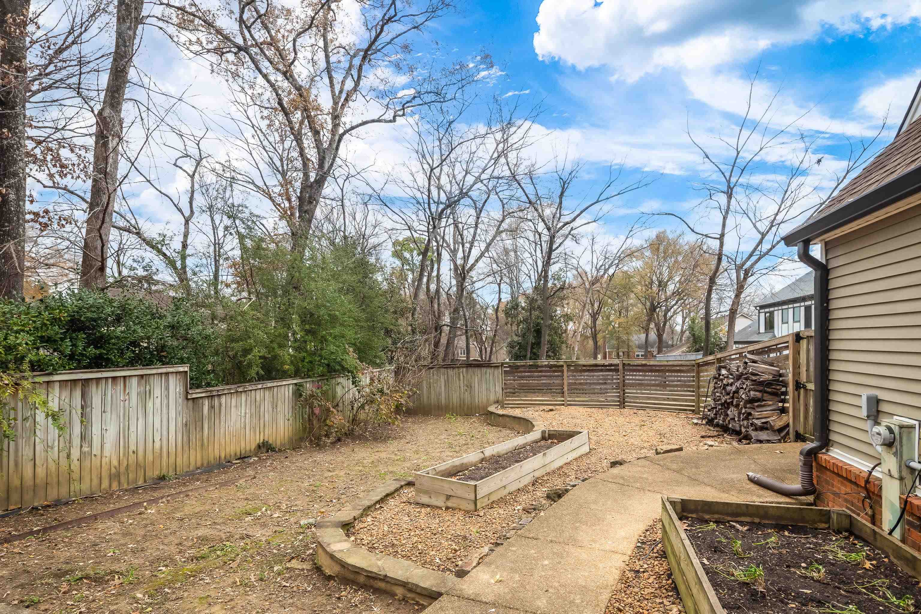 1833 New Riverdale Road Germantown, TN 38138 - Photo 35 of 40 a view of backyard with wooden fence