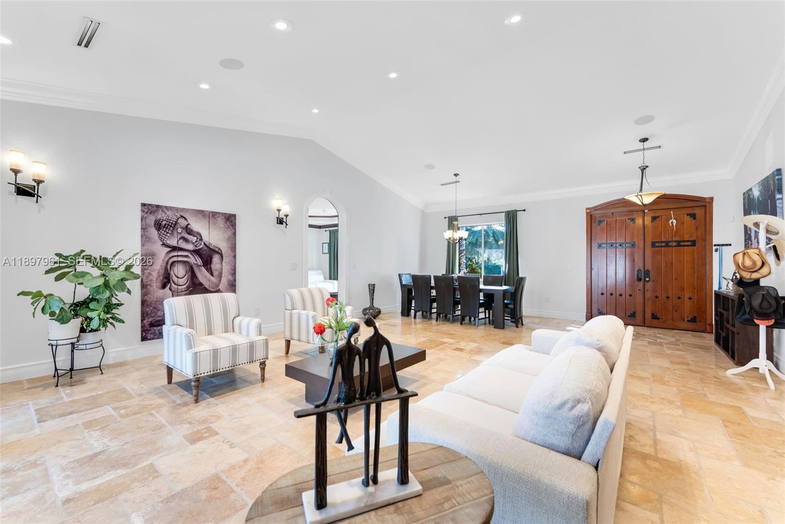 21331 Southwest 246th Street Homestead, FL 33031 - Photo 5 of 34 a living room with furniture and wooden floor
