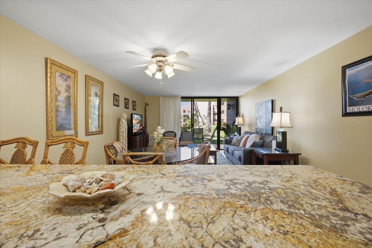 2695 South Kihei Road, Unit 5114 Kihei, HI 96753 - Photo 12 of 47 a view of a livingroom with furniture and chandelier