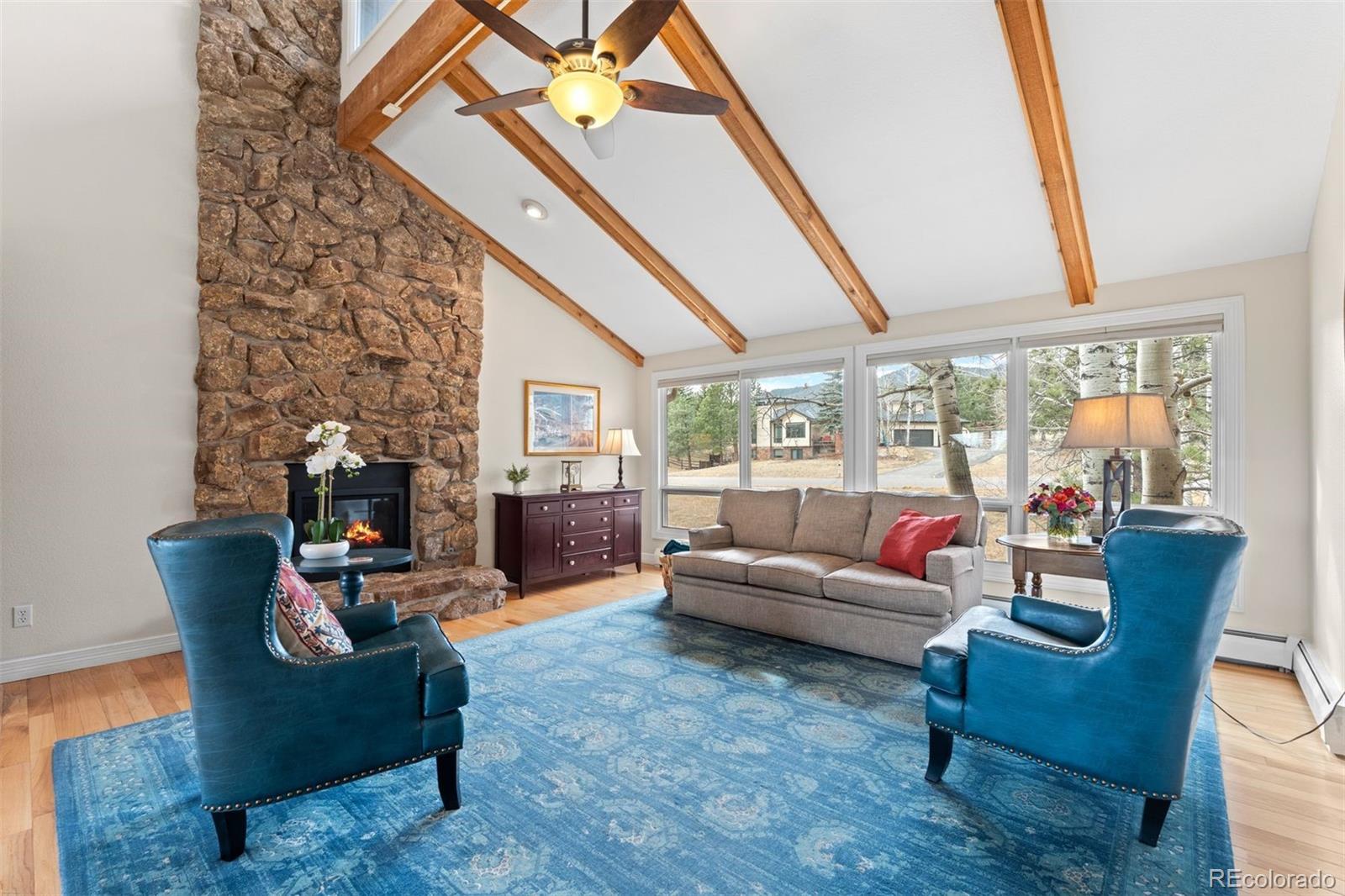 32430 Inverness Drive Evergreen, CO 80439 - Photo 4 of 50 a living room with furniture and a large window