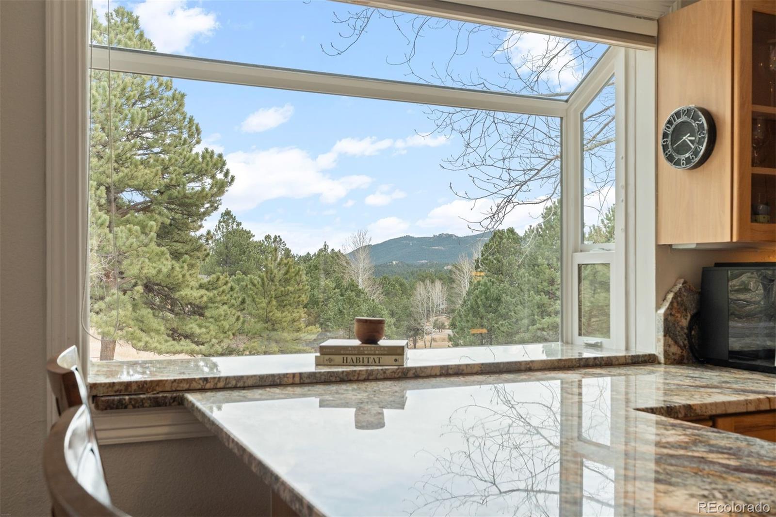 32430 Inverness Drive Evergreen, CO 80439 - Photo 10 of 50 a view of a floor to ceiling window in a kitchen