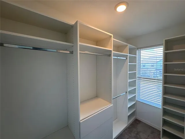 a view of walk in closet