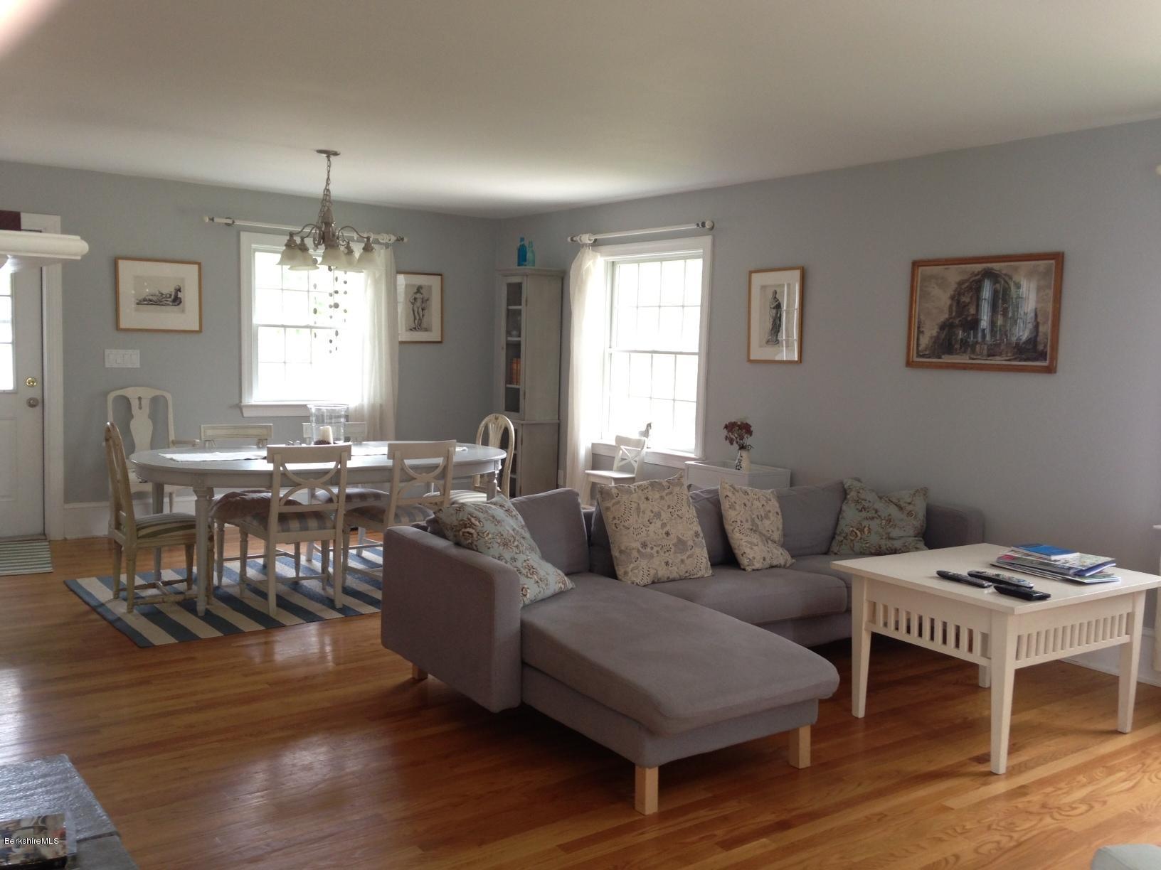 12 Golden Hill Road Lenox, MA 01242 - Photo 5 of 12 LIVING ROOM/WOOD FLOORS/FIREPLACE