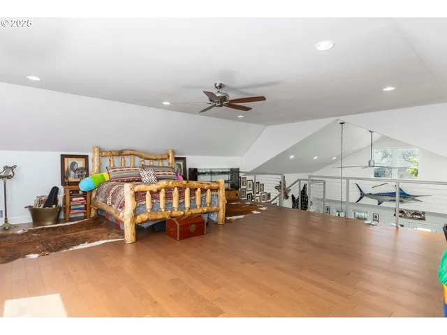 a view of a livingroom with a flat screen tv