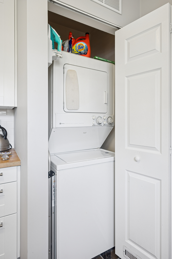 4929 North Wolcott Avenue, Unit 1A Chicago, IL 60640 - Photo 6 of 15 a utility room with dryer and washer