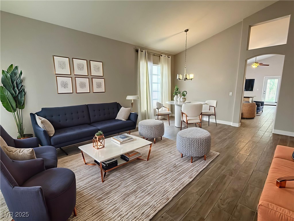 8425 Orchard Ridge Avenue Las Vegas, NV 89129 - Photo 2 of 15 Virtual staging-living room