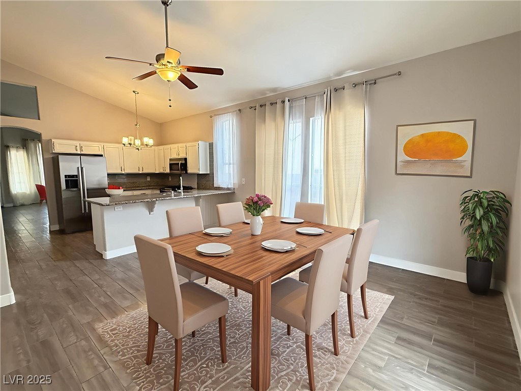 8425 Orchard Ridge Avenue Las Vegas, NV 89129 - Photo 5 of 15 Virtual staging-dining area