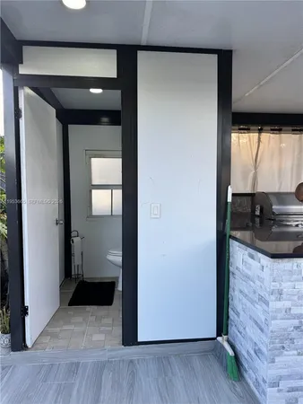 a view of a porch