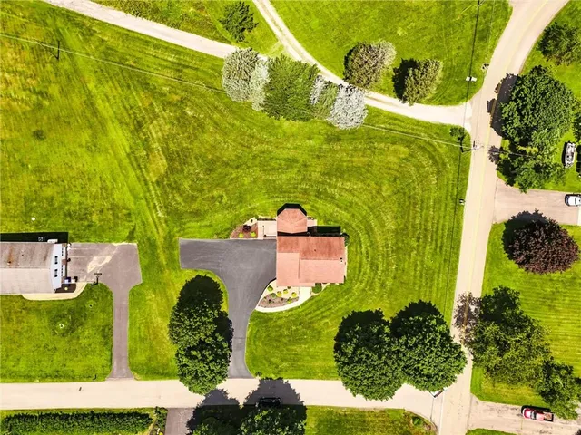 a view of a fountain in front of pathway
